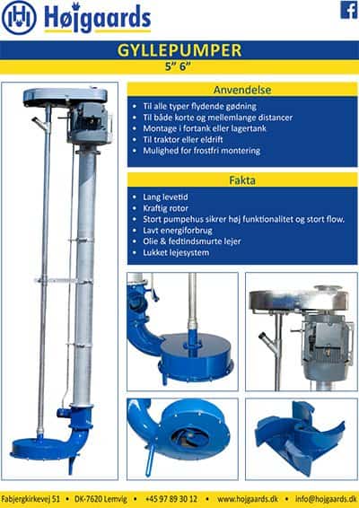 Højgaard framside gyllepumpe 5-6