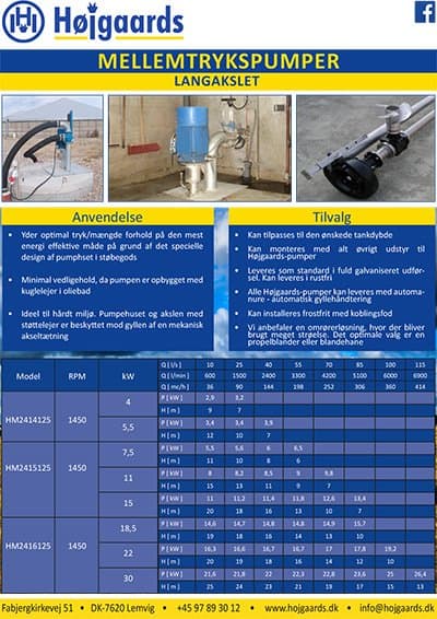 Højgaard framside mellotrykkspumper DK