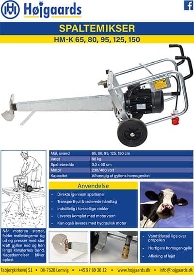 Højgaard framside spaltemikser ku
