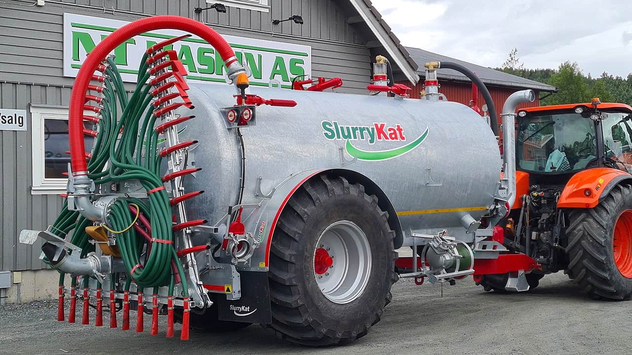 SK vakuum tanker galvanisert stripespreder