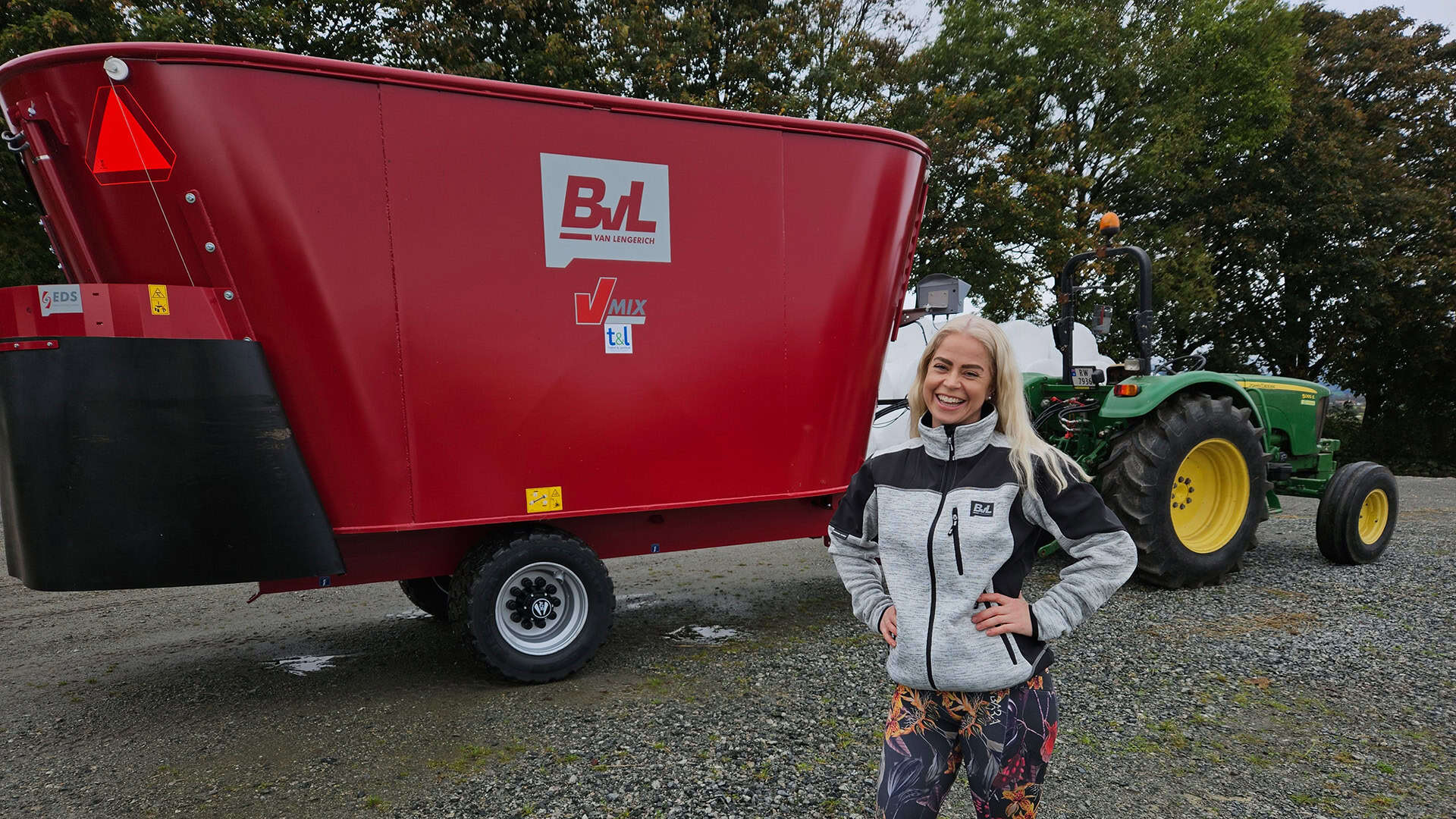 Ny hverdag for Jenny Kleppe med BvL fullfôrvogn